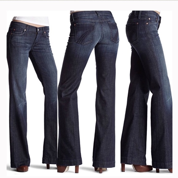 7 For All Mankind | Jeans | 7 For All Mankind Dojo Flare Leg Jeans ...